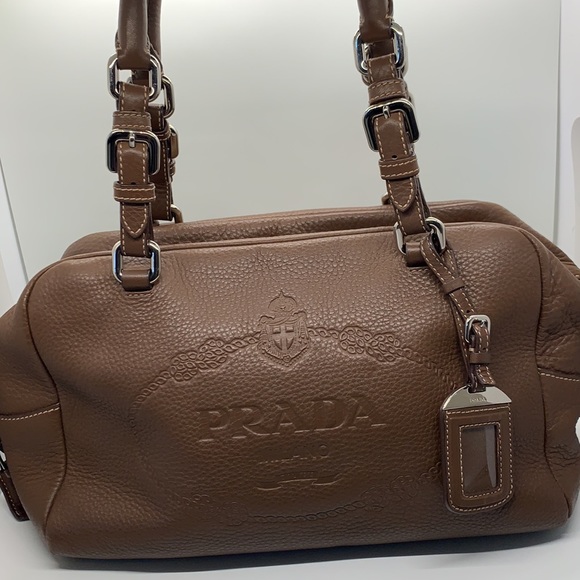 Prada Boston Leather Bag BR3091 - Tobacco … - Picture 13 of 17